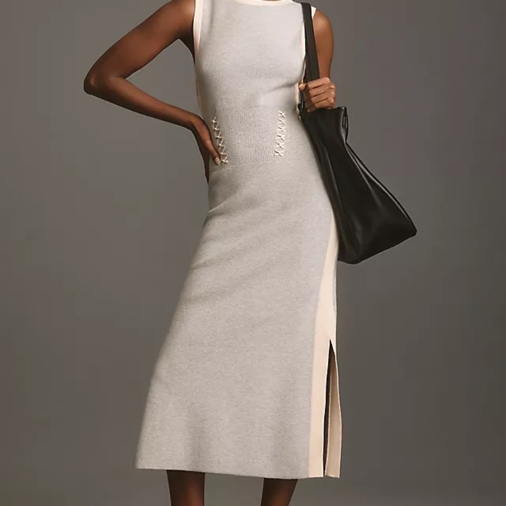 Daily Practice by Anthropologie Sleeveless Sweater Midi Dress